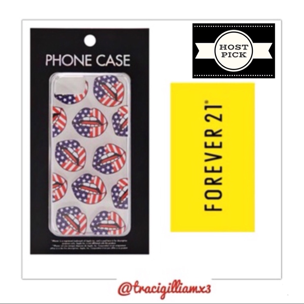 Forever 21 Lips Case for iPhone 6/6s/7/8 - Picture 1 of 5